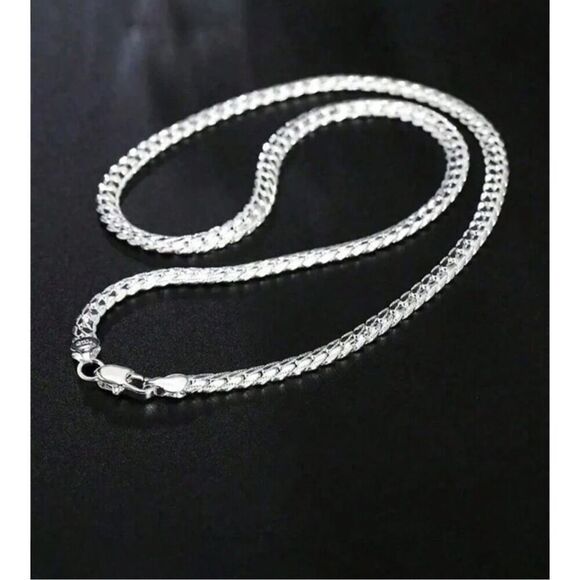 4 MM sterling Silver Chain - Picture 6 of 8